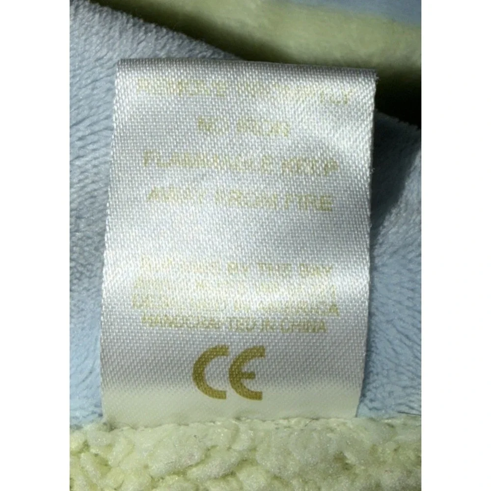 Bunnies by the Bay Frog‎ My Dreams Have Wings Green Baby Blanket Security 36x36